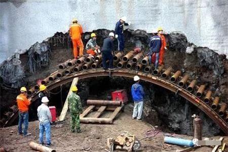永康隧道钢花管支护案例